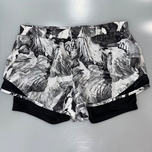 RBX Performance Womens L/G Black & White‎ Activewear Shorts - Picture 1 of 7